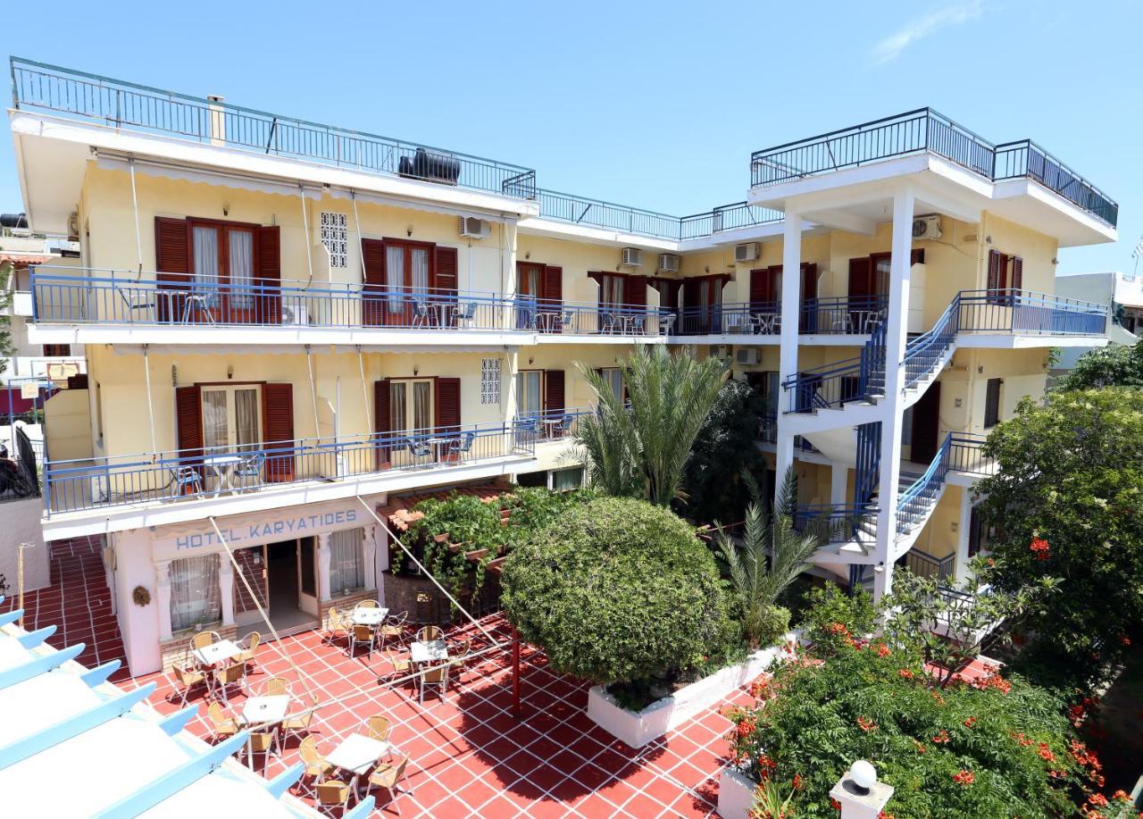 Hotel Karyatides Agía Marína Exterior foto