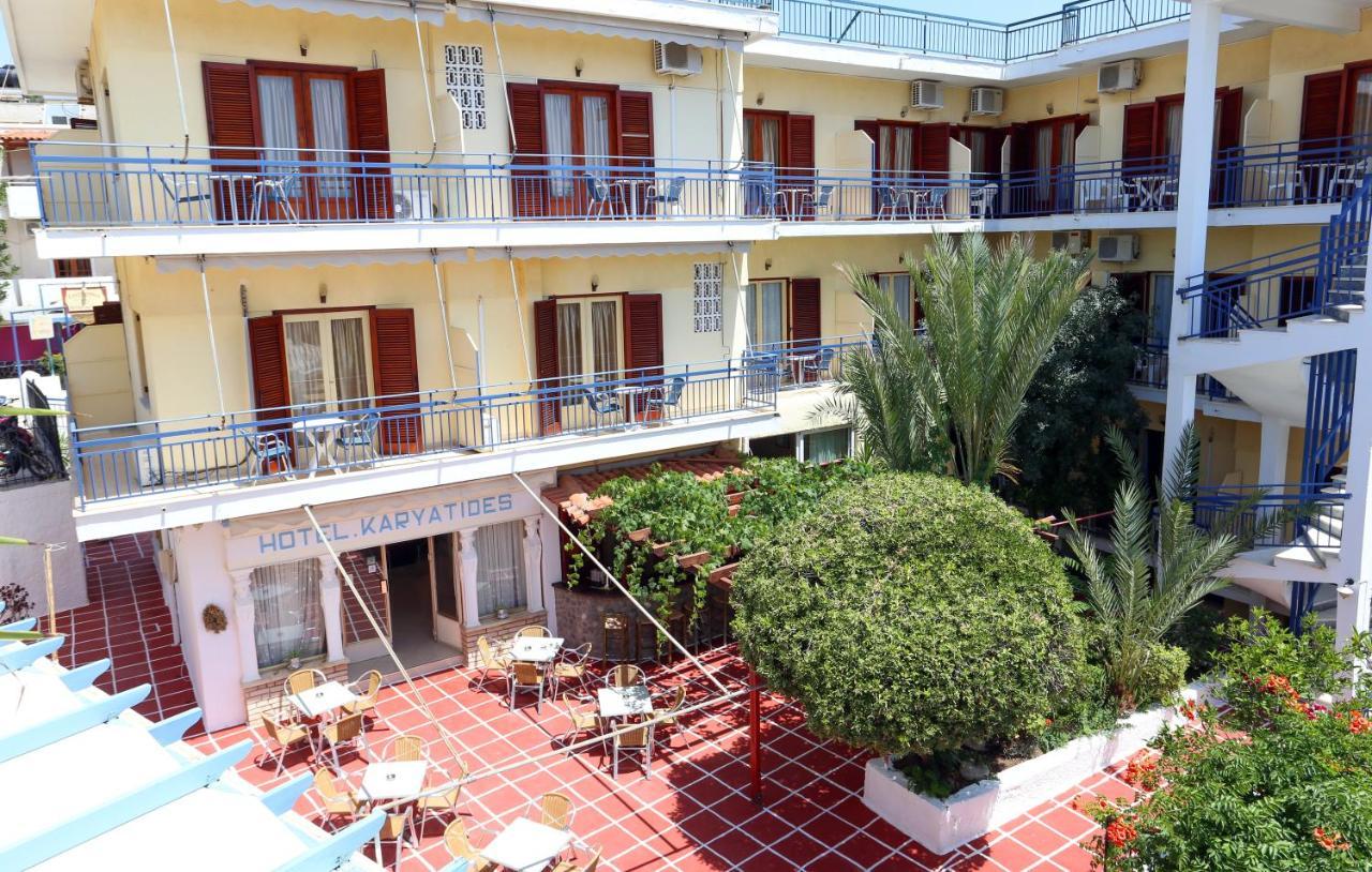 Hotel Karyatides Agía Marína Exterior foto